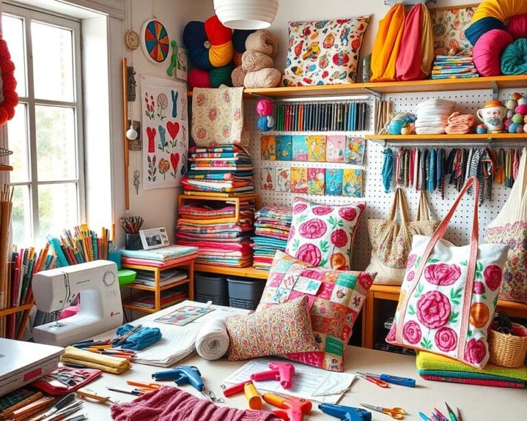 Basteln und Nähen: Kreative DIY-Projekte für zu Hause
