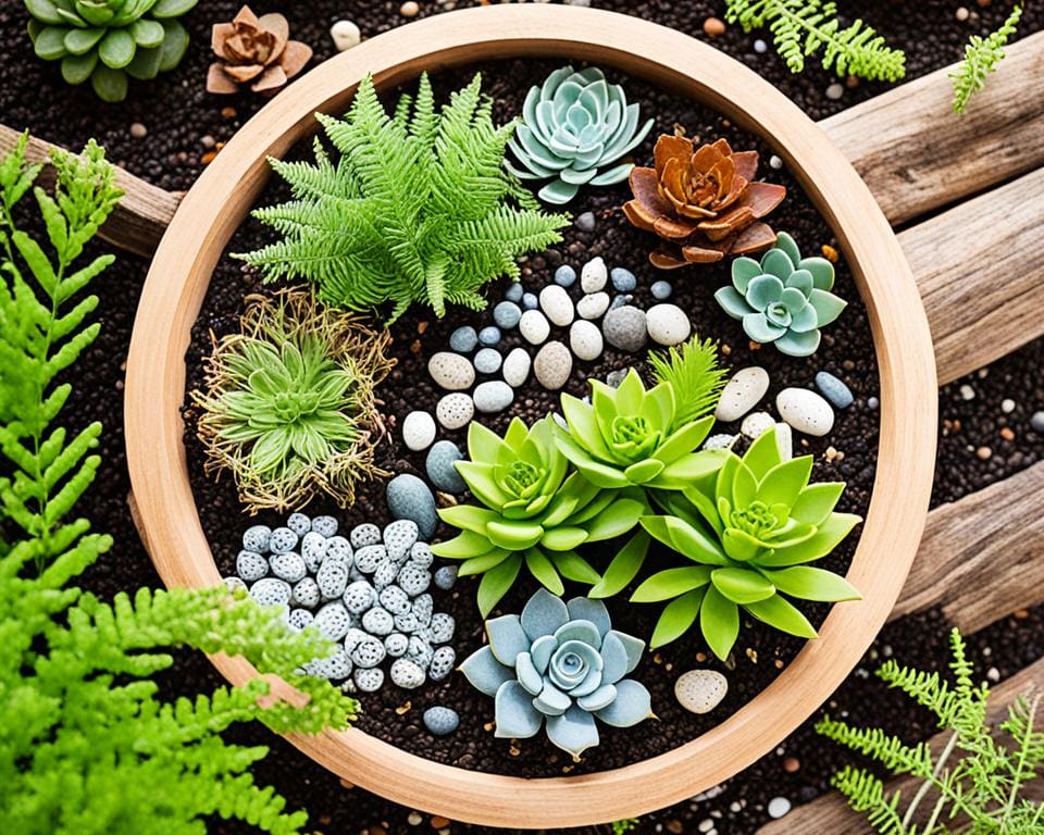 DIY-Gartendeko mit Naturmaterialien und individuellen Akzenten