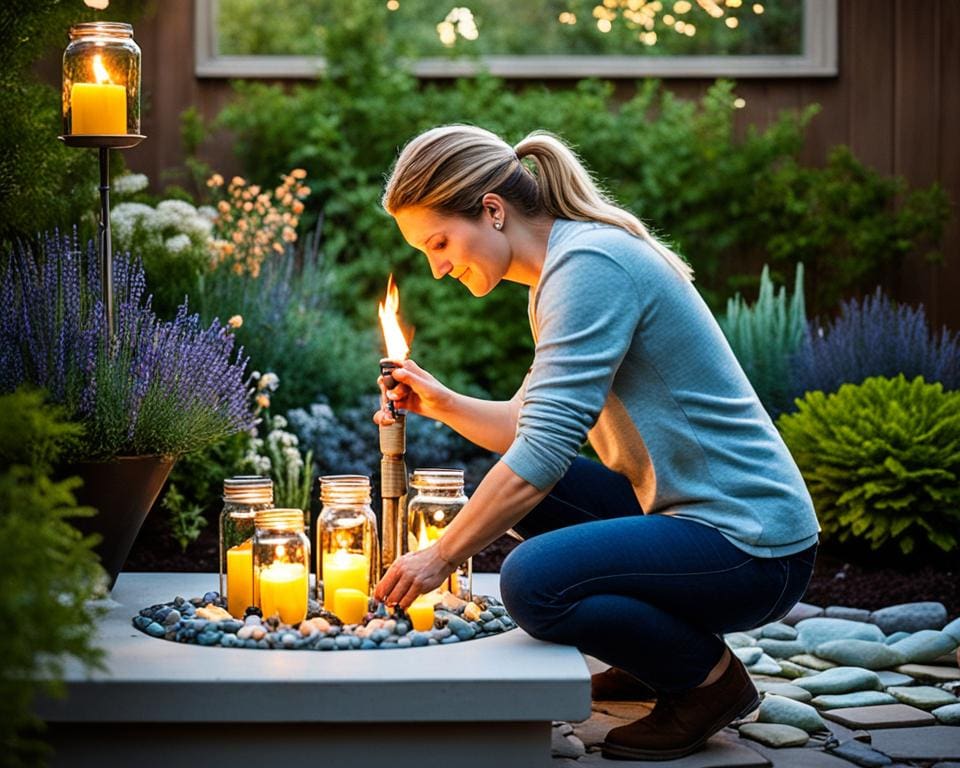 Gartenfackeln selbst machen: DIY-Ideen für stimmungsvolle Abende