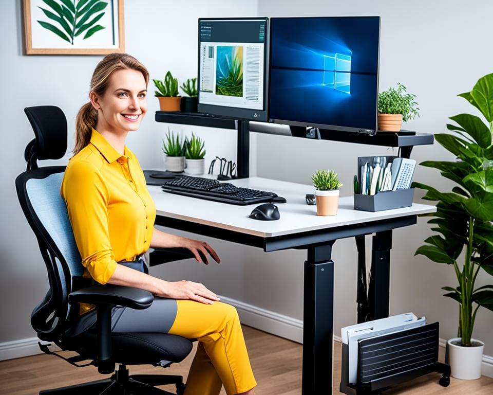 Homeoffice ergonomisch einrichten