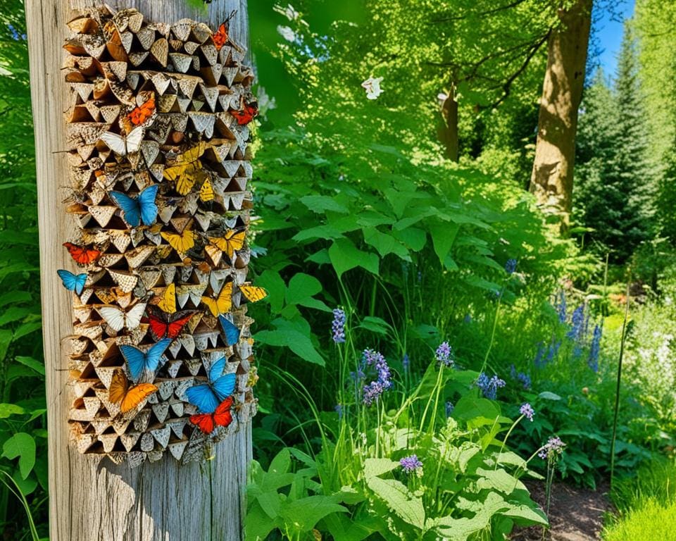 Insektenhotel platzieren