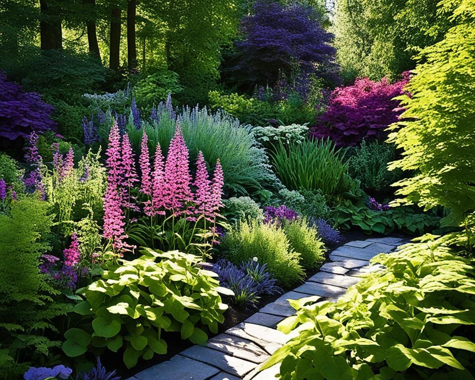 Schattenblumen und Schattenstauden im Garten