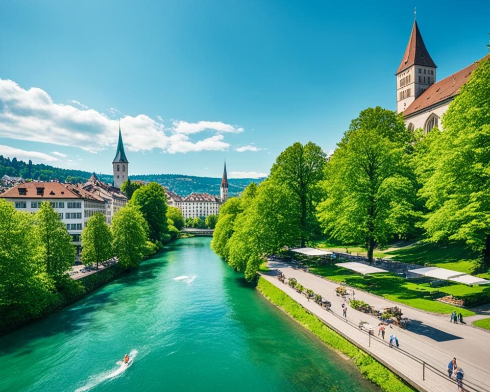 Spaziergänge in Zürich