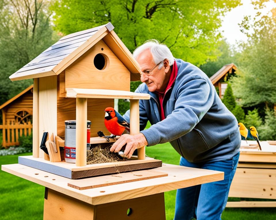 Vogelhäuser selbst bauen: DIY-Ideen für den Garten