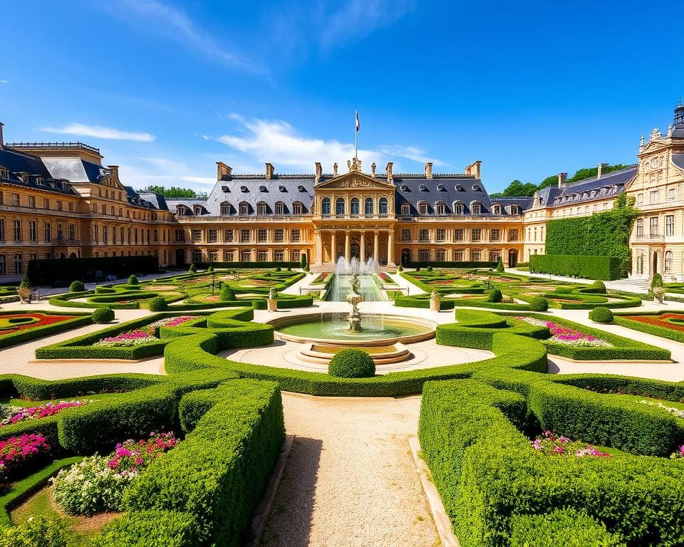 Architektur und Landschaftsdesign der Renaissance-Gärten in Versailles