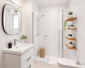 Badezimmerideen für kleine Räume: Mehr Platz schaffen