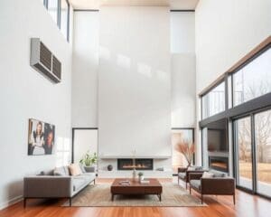 Effiziente Heizlösungen für Wohnräume mit hohen Decken