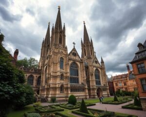 Gotische Kathedralen in Lincoln, England