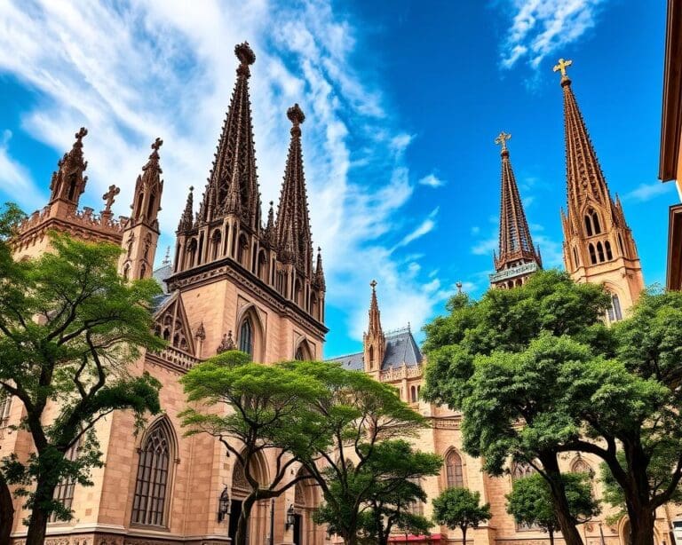 Gotische Kirchen in Barcelona, Spanien
