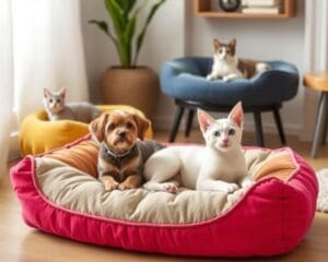 Haustierbetten für kleine Hunde und Katzen im Trend