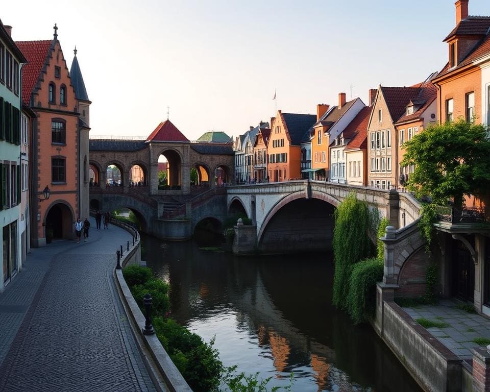 Historische Brücken in Maastricht, Niederlande