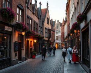 Historische Gassen in Antwerpen, Belgien