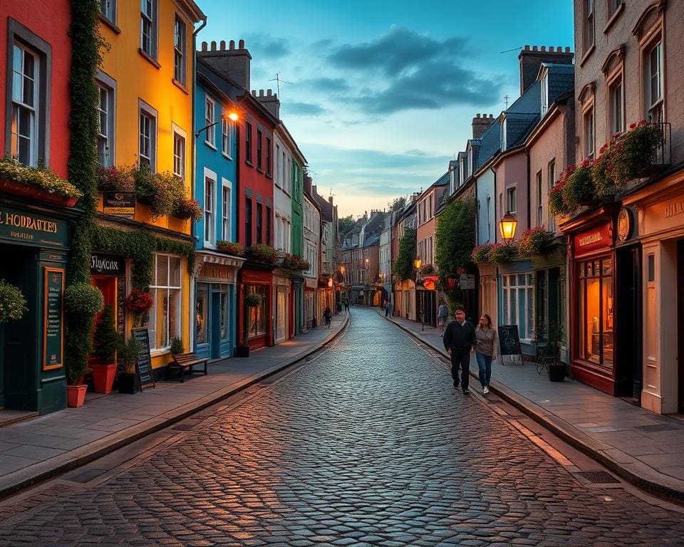 Historische Gassen in Cork, Irland