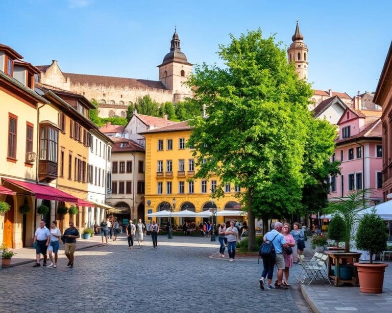 Historische Plätze in Pécs, Ungarn