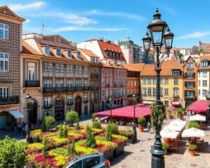 Historische Plätze in Porto, Portugal