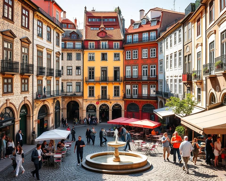 Historische Plätze in Porto