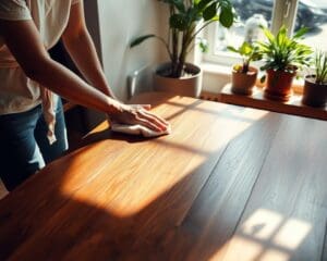 Holzmöbel richtig pflegen: So bleibt das Holz schön