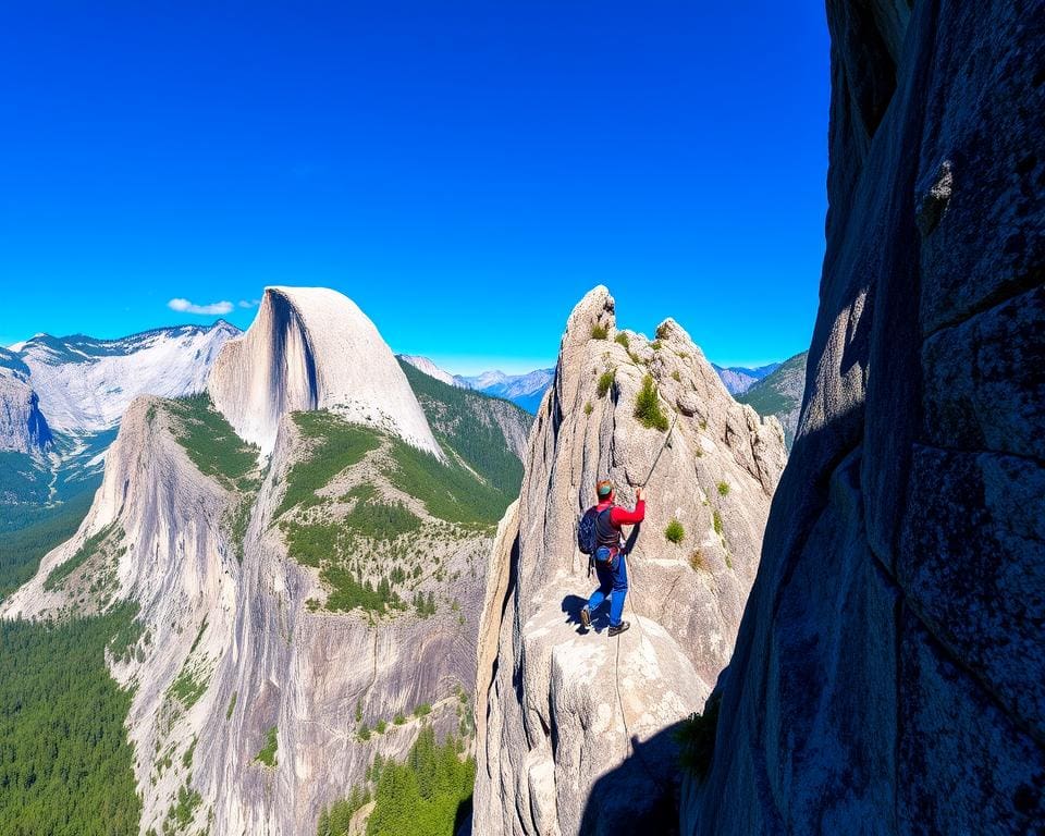 Klettern im Yosemite Nationalpark, Kalifornien