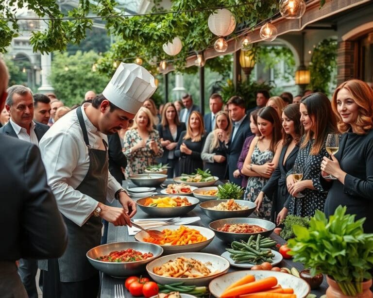 Live-Cooking-Events mit Spitzenköchen