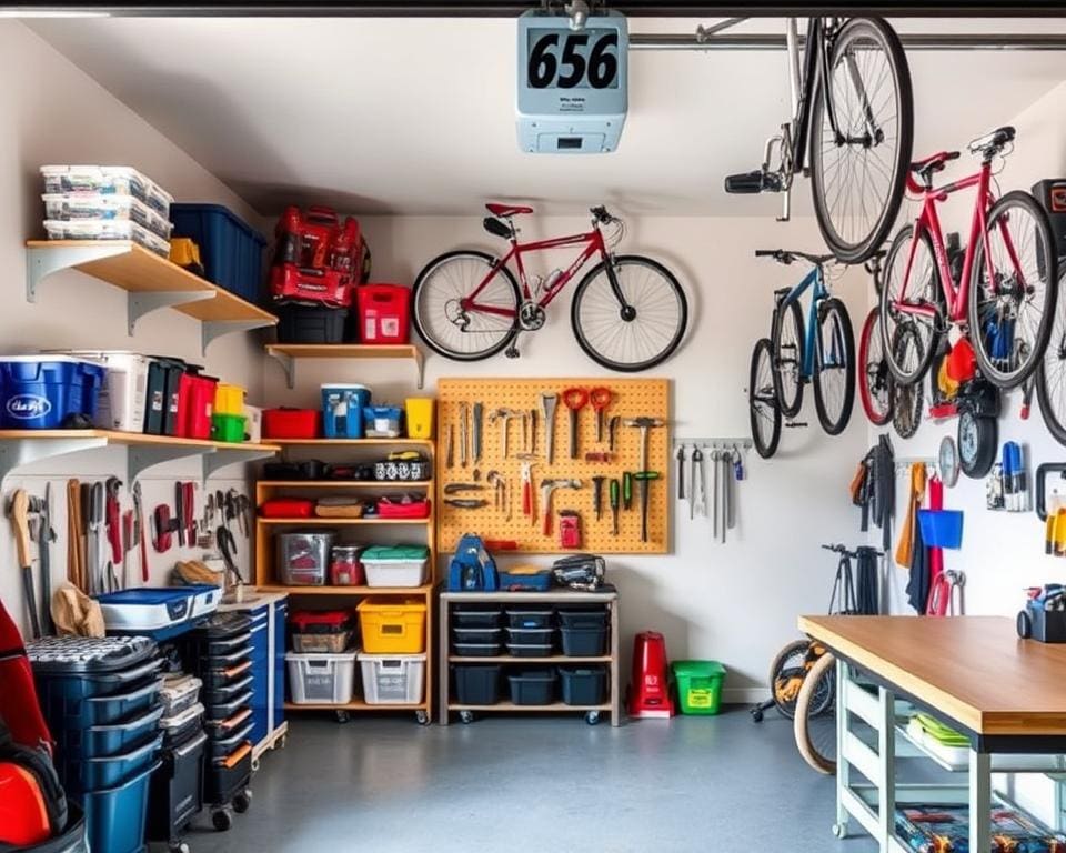 Ordnung in der Garage schaffen