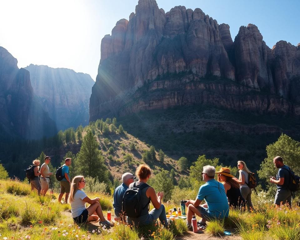 Outdoor-Aktivitäten im Zion Nationalpark, Utah