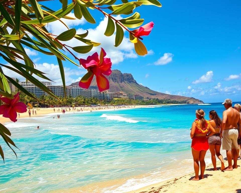 Strand und Kultur in Honolulu, Hawaii