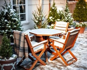 Tipps zur Pflege von Gartenmöbeln im Winter