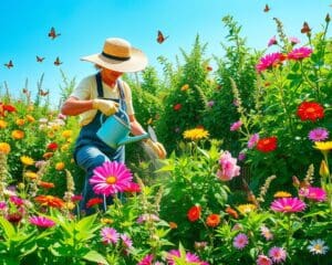 Tipps zur Pflege von Gartenpflanzen im Sommer