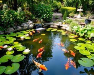 Tipps zur Pflege von Gartenteichen und Wasserspielen