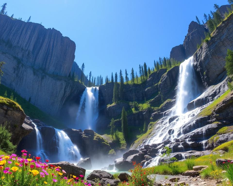 Wasserfälle im Yoho-Nationalpark