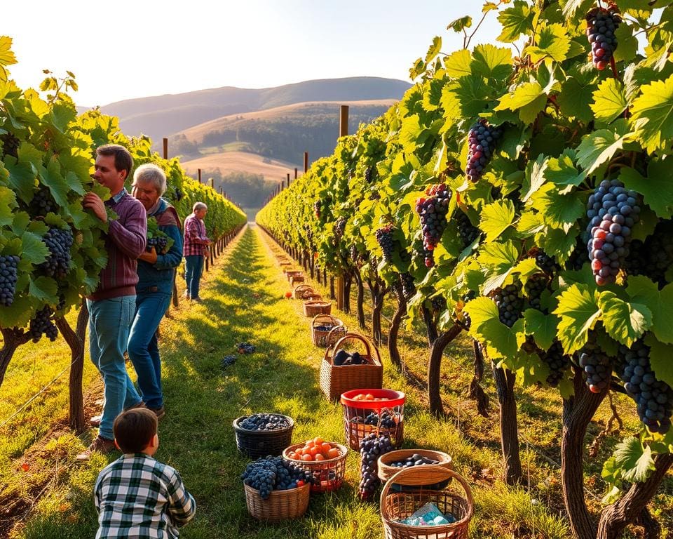 Weinlese erleben: Selbst mit anpacken