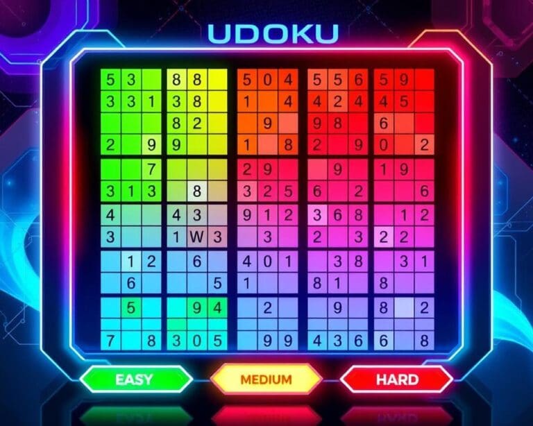 Elektronische Sudoku-Spiele mit Schwierigkeitsgraden