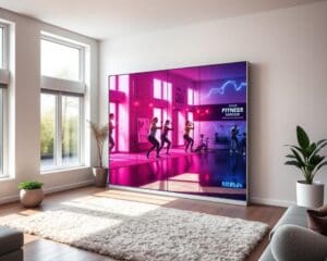 Fitness-Spiegel: Personal Trainer im Wohnzimmer