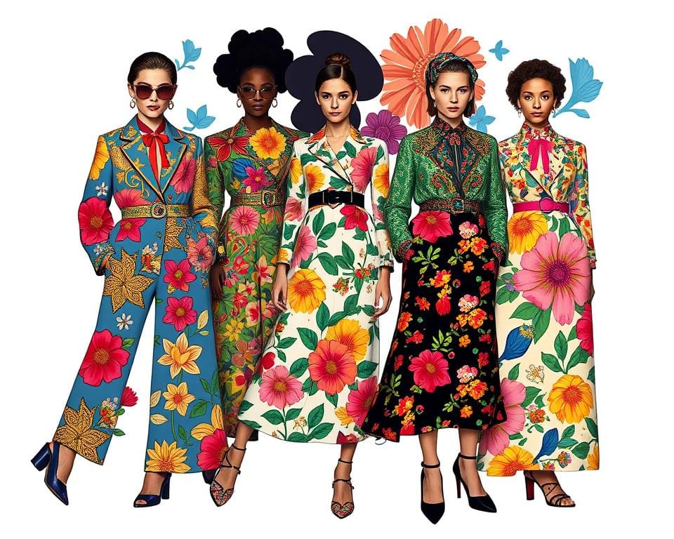 Gucci: Farbenfrohe Prints, die die Mode erfrischen