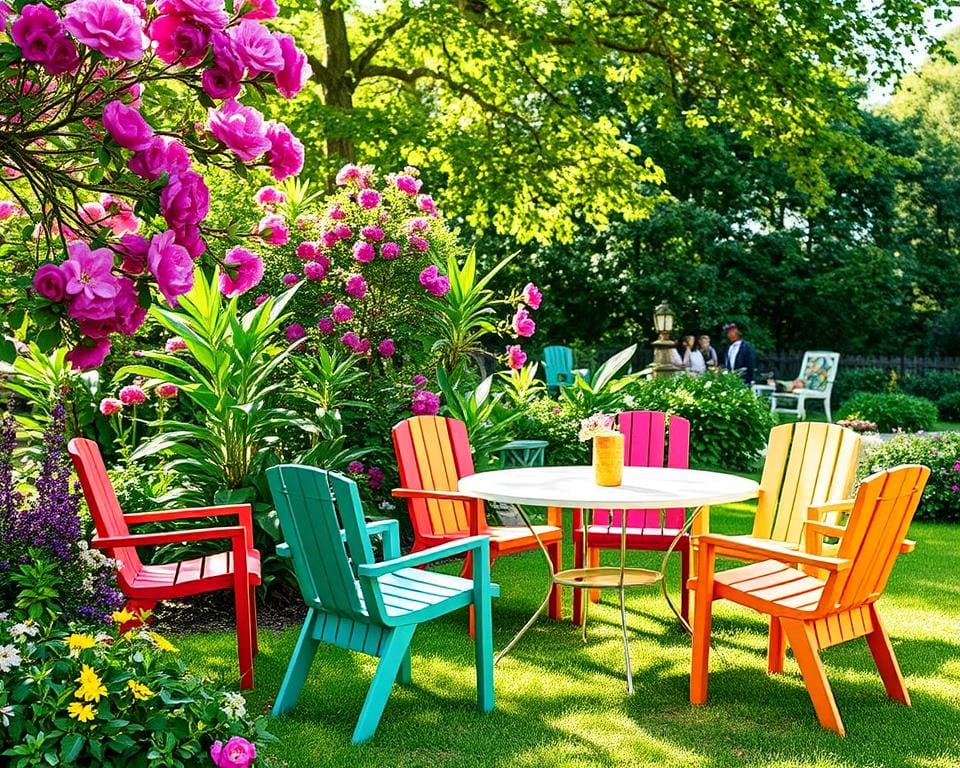 Outdoor-Möbel von Fermob: Farbakzente für den Garten