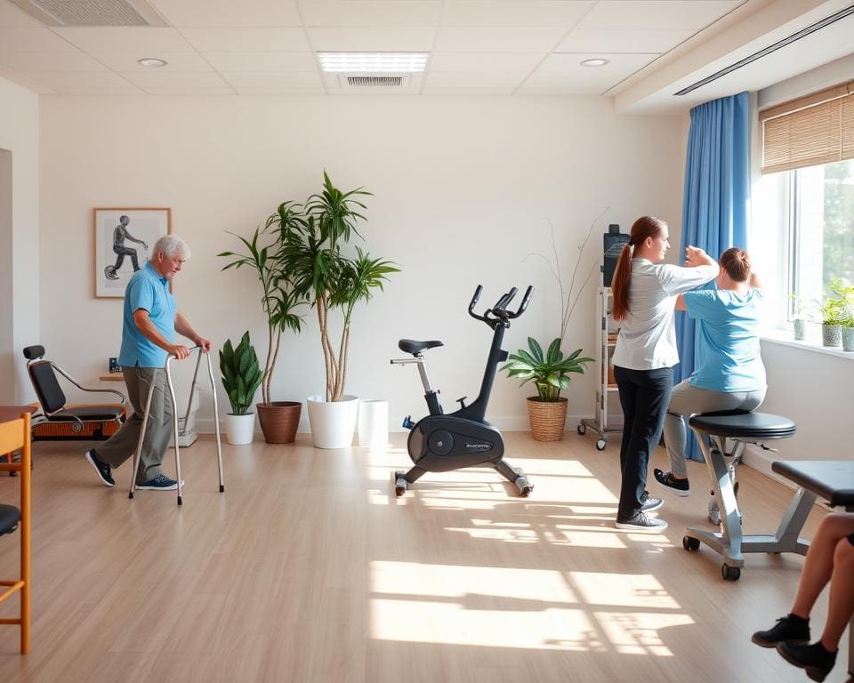 Rehabilitation nach Hüftoperationen, Physiotherapie nach Knieoperationen und Physiotherapie nach Schulteroperationen