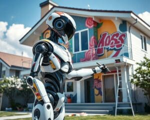 Roboter-Maler für Haus und Fassade