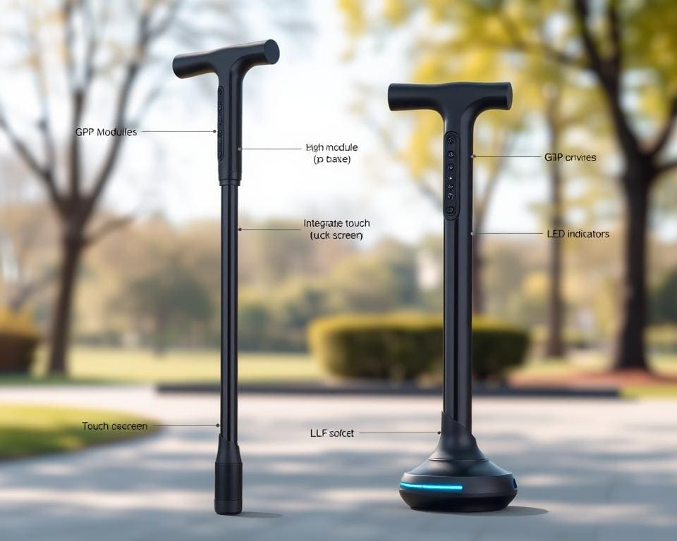 Technologische Merkmale von Smart Walking Cane