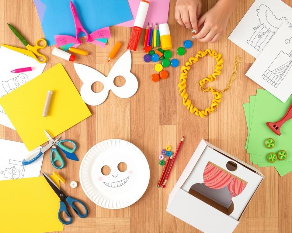 Bastelideen für Kinder mit einfachen Materialien