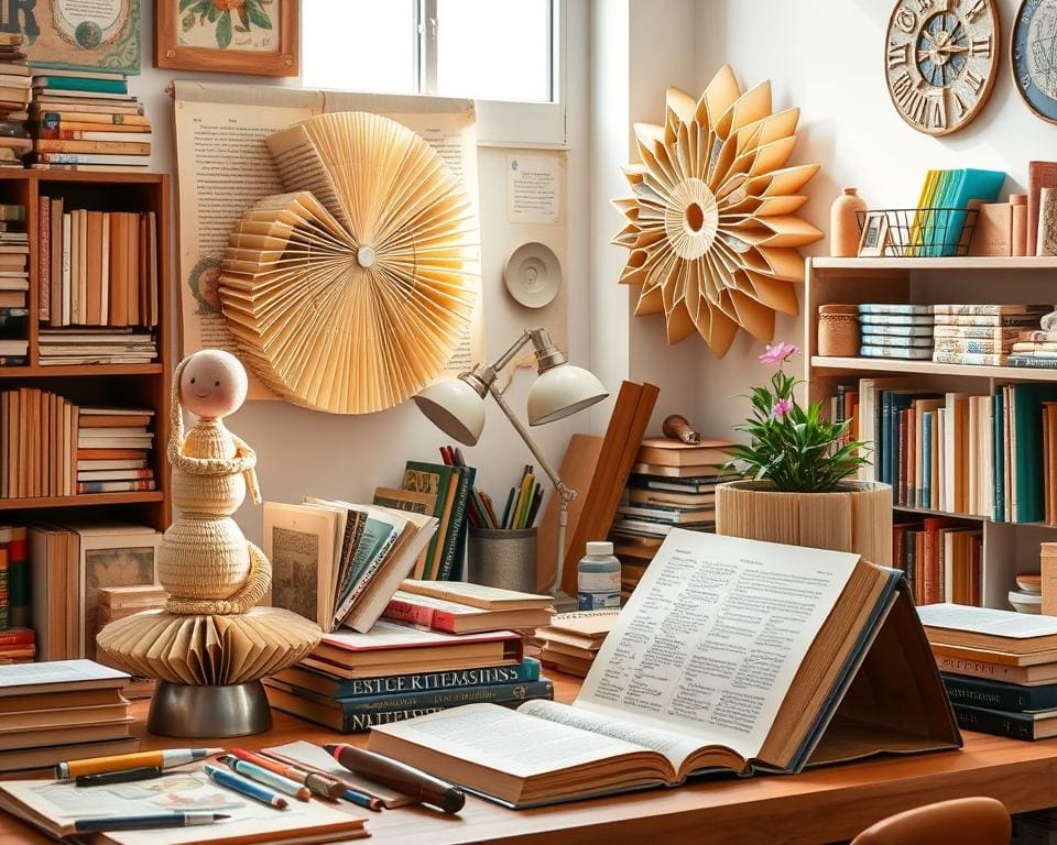 DIY Bücher Recycling Projekte