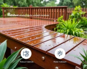 Ein Erhöhter Boden, der Feuchtigkeit trotzt und langlebig bleibt