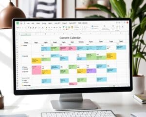 Excel-Vorlage: Redaktionsplan für kleine Unternehmen