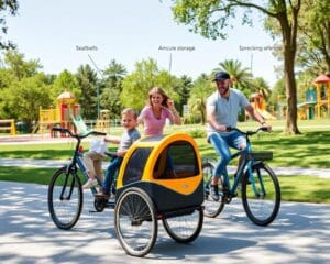Fahrradanhänger für Familien: Was ist wichtig?