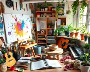 Hobbys, die neue kreative Fähigkeiten fördern