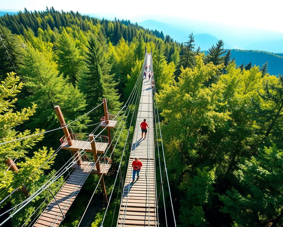 Hochseilgärten in Bayern: Grenzen überwinden