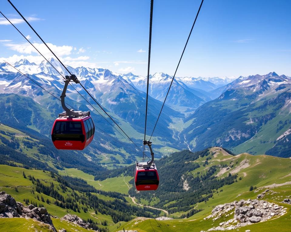 Kabelbahnfahrten in der Schweiz