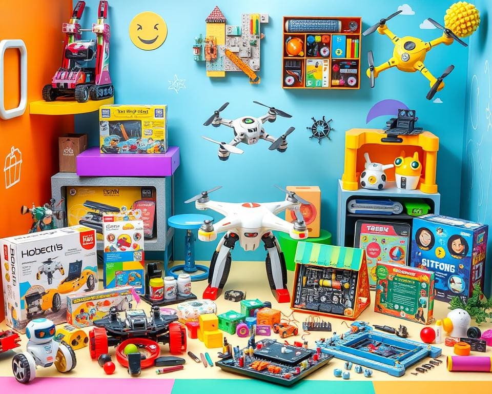 Kategorien von technischen Spielzeugen