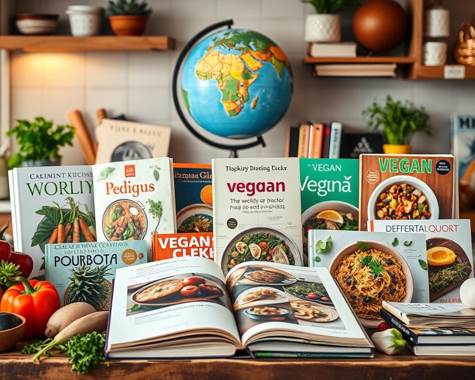 Kochbücher für vegane Küche weltweit entdecken
