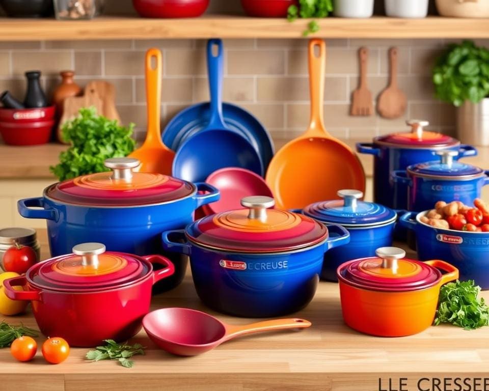 Küchenutensilien von Le Creuset: Farbe und Qualität