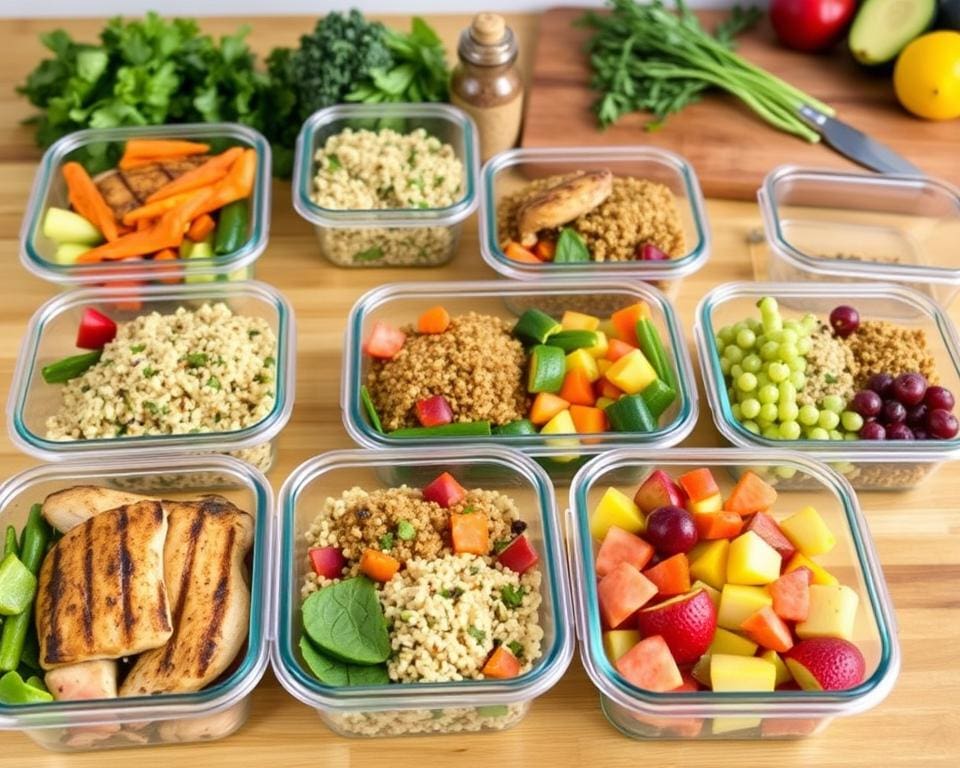 Meal Prep für gesunde Mahlzeiten